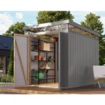 KOVINSKA VRTNA HIKA KARIBU AURUM 2.5 SIVI ALUMINIJ